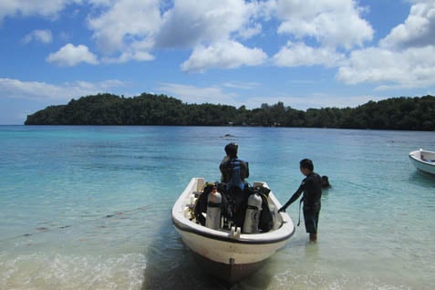  HUT Ke-69 RI: Sebanyak 89 Penyelam Ikuti Upacara Bawah Laut di Sabang